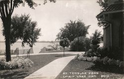 At Templar Park Spirit Lake, IA Postcard Postcard Postcard