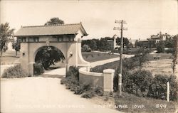 Templar Park Entrance Spirit Lake, IA Postcard Postcard Postcard