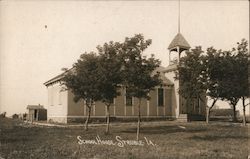 School House Postcard