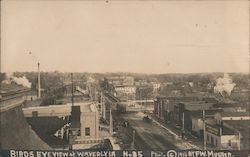 Bird's Eye View of Waverly Postcard