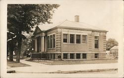 Free Public Library Postcard