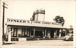 Yonker's Store and Observation Tower Postcard