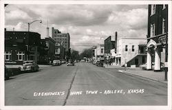 Eisenhower's Home Town Postcard
