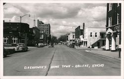 Eisenhower's Home Town Abilene, KS Postcard Postcard Postcard