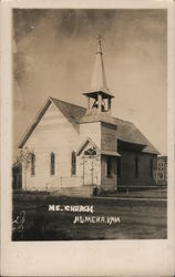 M.E. Church Almena, KS Postcard Postcard 