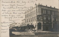 Masonic Temple Concordia, KS Postcard Postcard Postcard