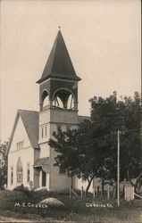 M.E. Church Corning, KS Postcard Postcard Postcard