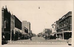 Second Avenue Looking North Dodge City, KS Postcard Postcard Postcard