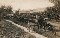 Main Street Scene Postcard