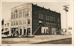 Masonic Temple Larned, KS Postcard Postcard Postcard