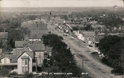 Bird's Eye View Marysville, KS Postcard Postcard Postcard