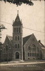 First Baptist Church Ottawa, KS Postcard Postcard Postcard