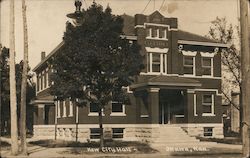 New City Hall Ottawa, KS Postcard Postcard Postcard