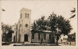 Lutheran Church Peabody, KS Postcard Postcard Postcard