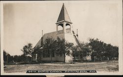 Baptist Church Phillipsburg, KS Postcard Postcard 