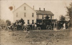Automobiles at Sun Springs Resort Postcard