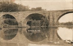 Pudden Bridge, Crabb Creek Postcard