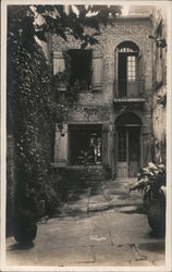 Courtyard of the Green Shutter Bookshop Postcard