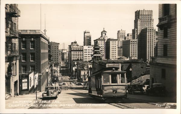 California Street Cable Car - Chinatown & Financial District San Francisco