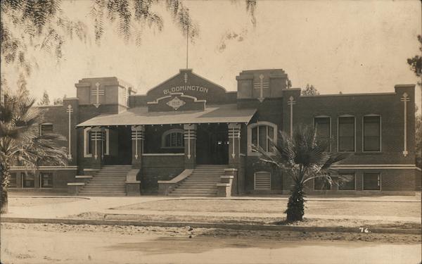 1912 School Building Bloomington California