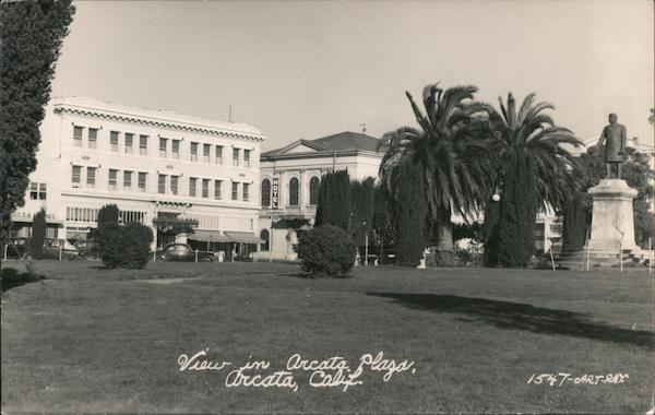 View in Arcata Plaza California