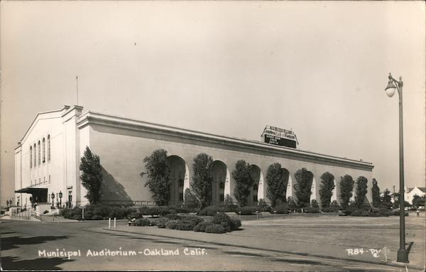Municipal Auditorium Oakland California
