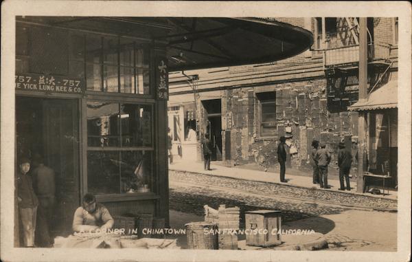 A Corner in Chinatown San Francisco California