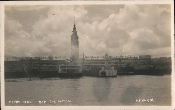 Ferry Building from the Water San Francisco California