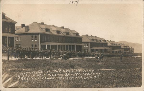Non-Commissioned of the Regular Army in Training For Commissioned Officers San Francisco California