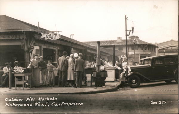 Outdoor Fish Markets, Fisherman's Wharf San Francisco California