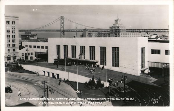 New Street Car and Interurban Terminal Building San Francisco California