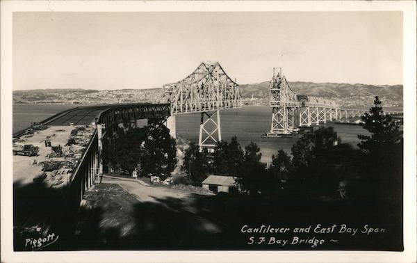 Cantilever and East Bay Span San Francisco Bay Bridge California
