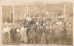 Auto Stage Leaving Adams Springs Hotel, 1913 Postcard