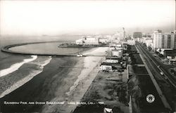 Rainbow Pier and Ocean Boulevard Long Beach, CA Postcard Postcard Postcard