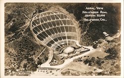 Aerial View - Hollywood Bowl, Seating 20,000 Postcard