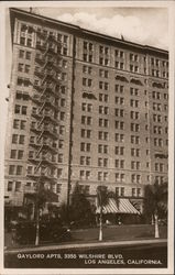 Gaylord Apartments, 3355 Wilshire Blvd Los Angeles, CA Postcard Postcard Postcard