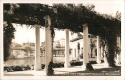 Lakeside Park Pergola Postcard