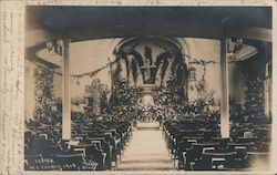 M.E. Church at Easter Postcard