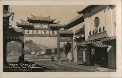 West Gateway "Chinatown on Broadway" Postcard