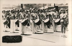 Mei Wah Drum Corps, Chinese Section, Union Station Parade 1939 Postcard