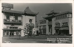 Entrance to Gin Ling Way - Chinatown on Broadway Postcard