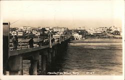 Manhattan Beach, view of the pier Postcard