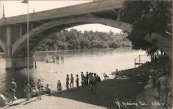 River Scene Redding, CA Postcard Postcard Postcard