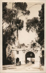 California Quadrangle - San Diego Museum Postcard