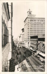 Broadway Looking West Postcard