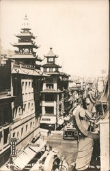 Street Scene, Chinatown Postcard