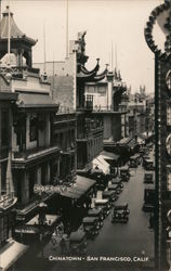 Street Scene, Chinatown Postcard