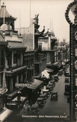 Street Scene, Chinatown San Francisco, CA Postcard Postcard Postcard