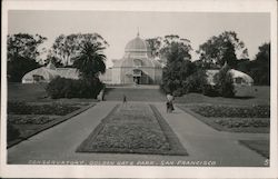 Conservatory, Golden Gate Park Postcard