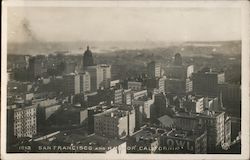 View of City and Harbor Postcard